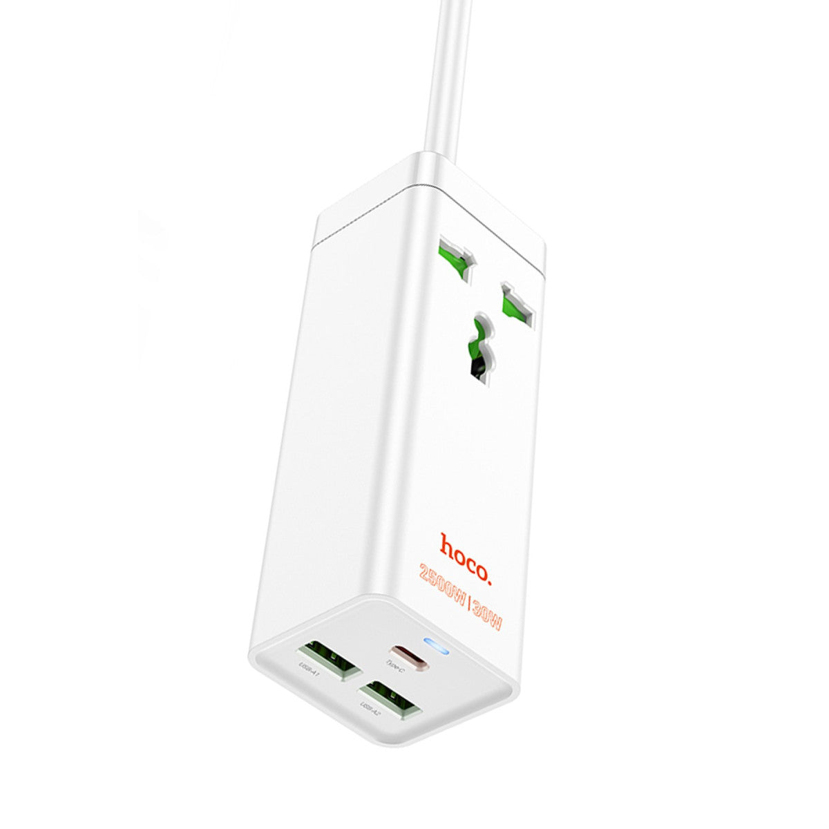 Hoco. AC9A 1.5M Talent 2 Adet USB 1 Adet Type-C 1 Adet Priz PD30W Şarj Aleti